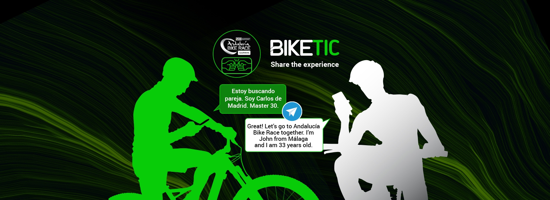 Are you looking for a partner to take part in Andalucía Bike Race by Garmin? Join BIKETIC